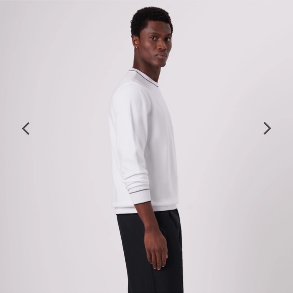 Bugatchi Solid Crew Neck Sweater - Picture 3 of 15